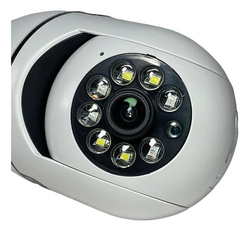 Camara Wifi tipo Bombillo Full HD 360°