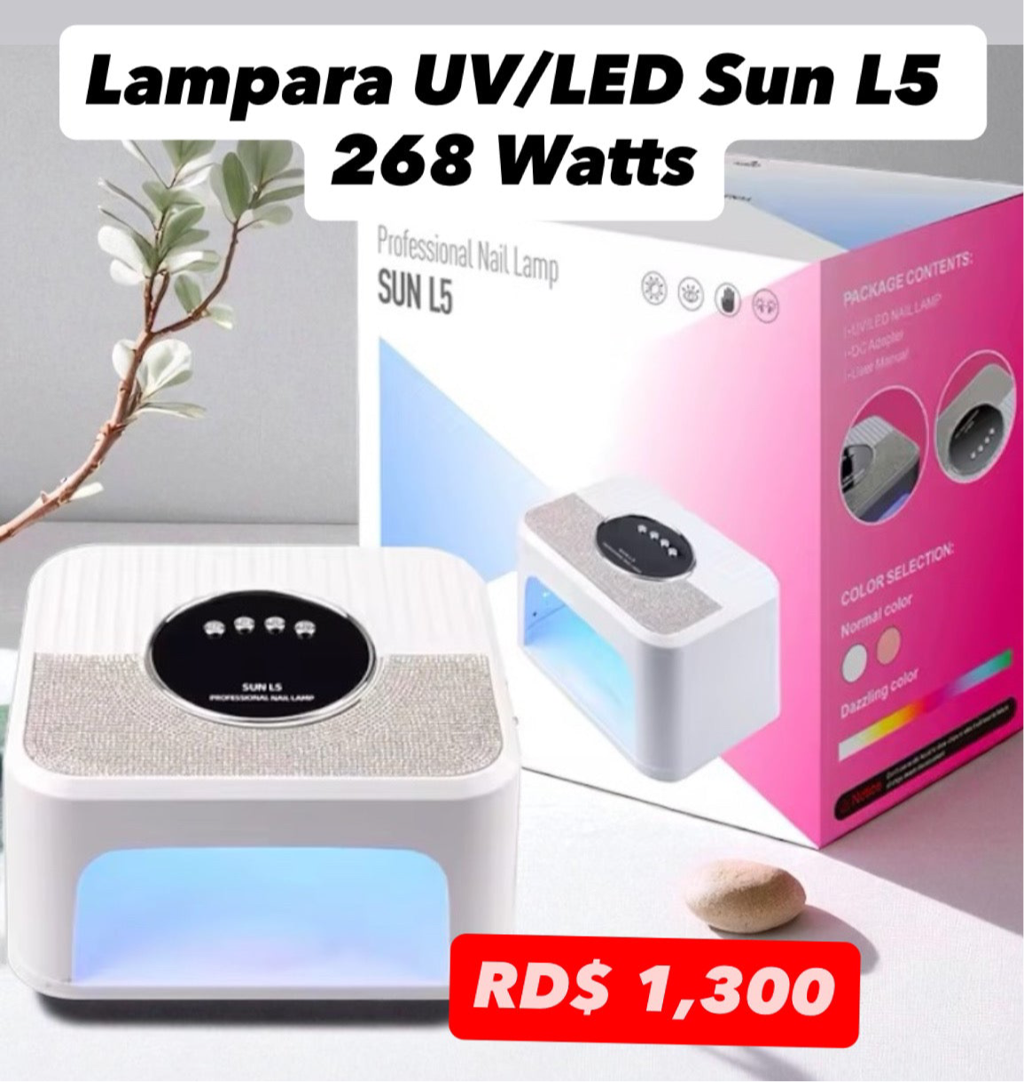 Lampara UV/LED Sun L5 268 Watts