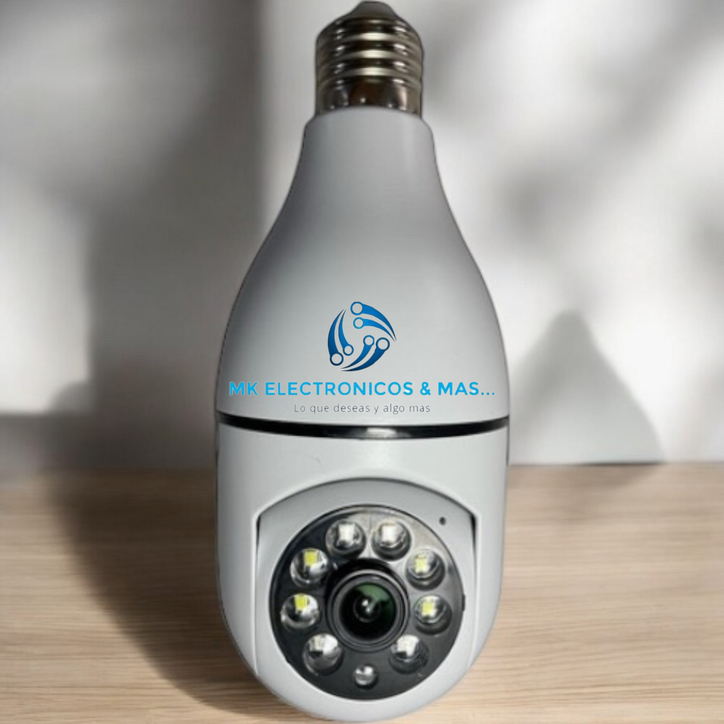 Camara Wifi tipo Bombillo Full HD 360°
