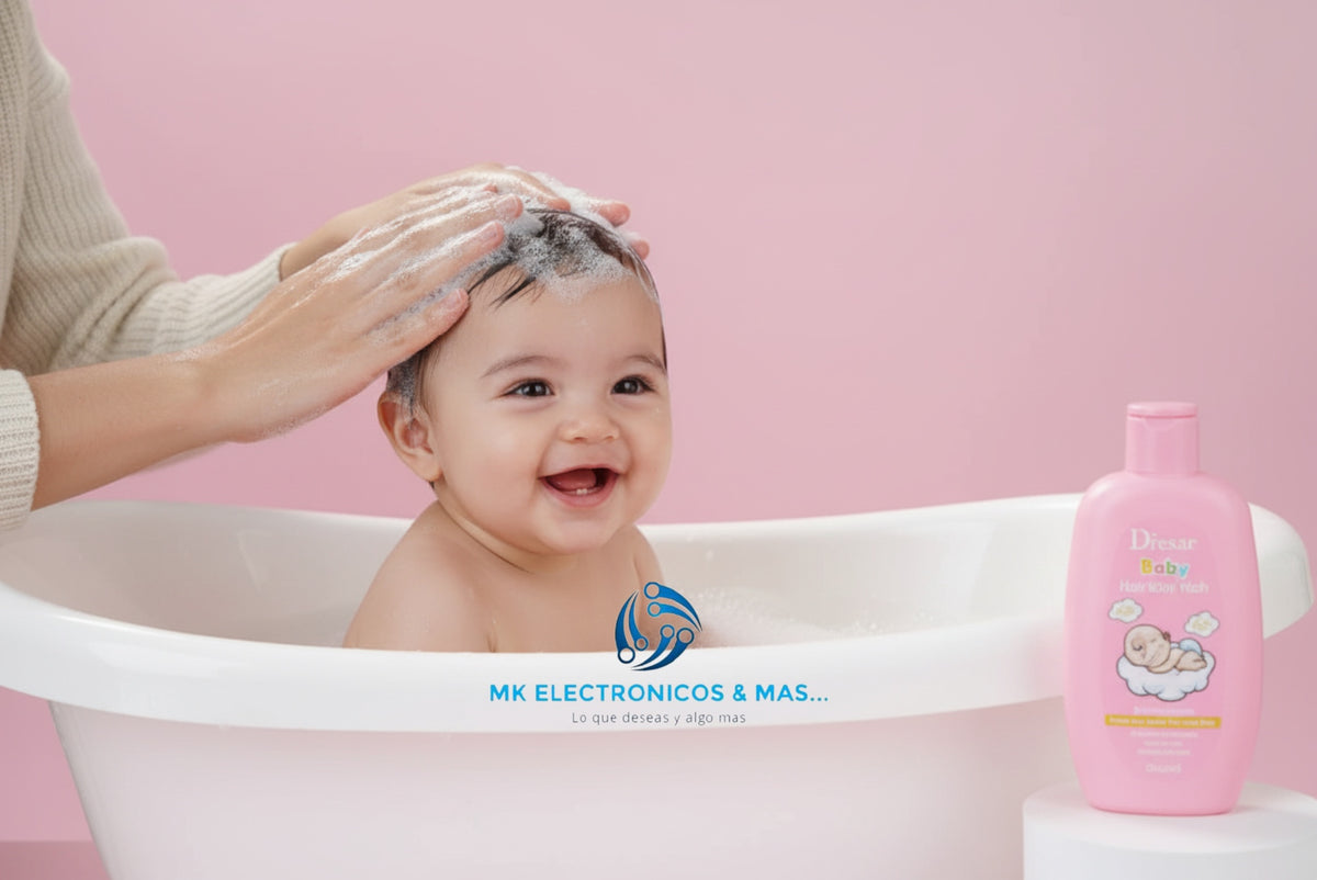 Disaar Baby Care Set | Shampoo, Body Oil, Body Oil Gel, Loción y Jabón para Bebé