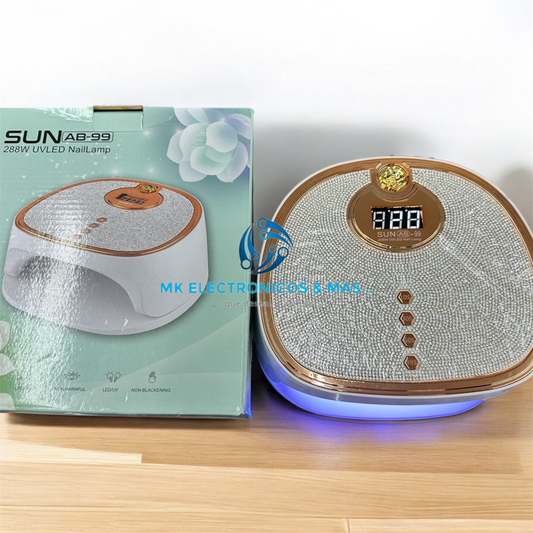 Lampara UV/LED Profesional Sun AB-99 288 Watts con diamantes
