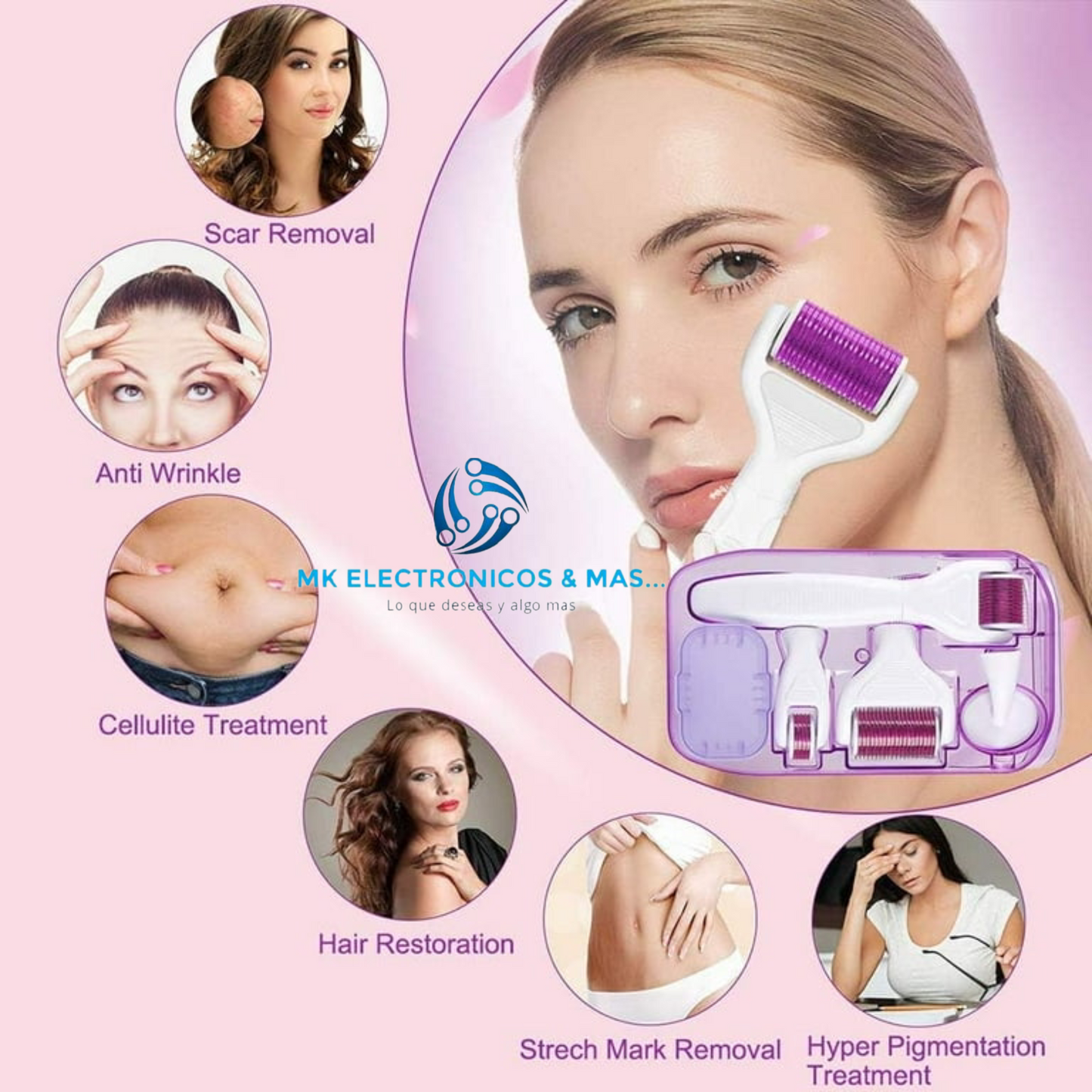 Dermaroller kit 6 en 1