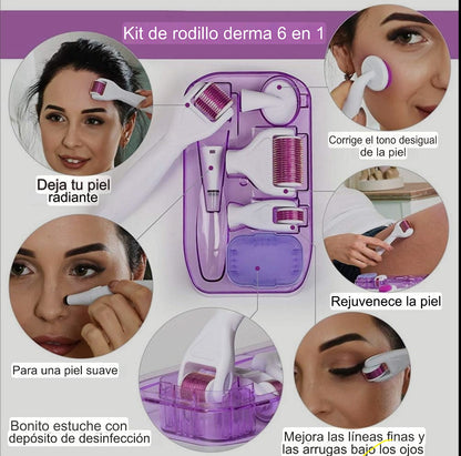 Dermaroller kit 6 en 1