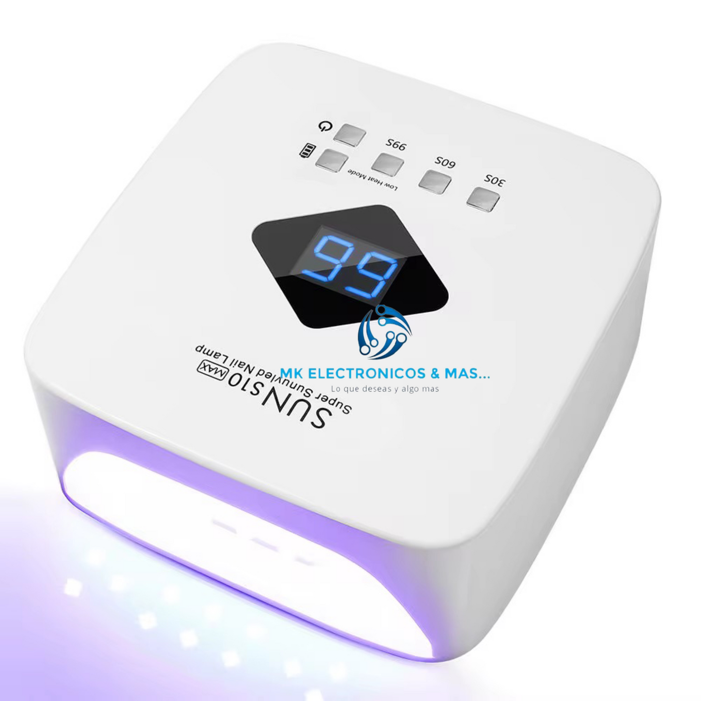 Lampara UV/LED Sun S10 Max 120 Watts recargable