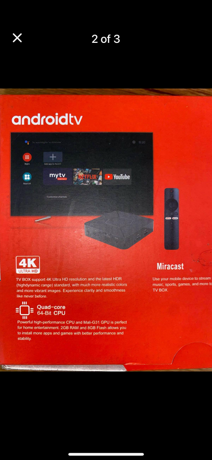 Variedad de cajas Android TV BOXs