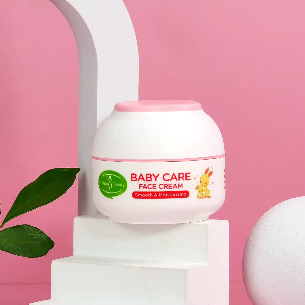 Aichun Beauty Baby Care Pink | Shampoo, Loción, Crema y Aceite con Coco y Caléndula
