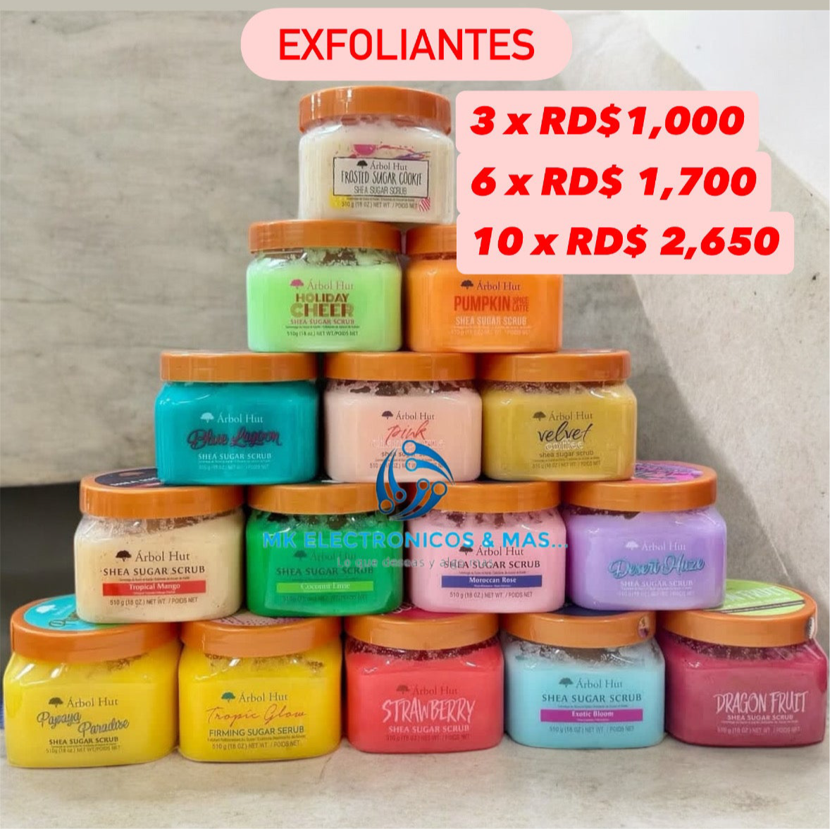 Exfoliantes Arbol Hut