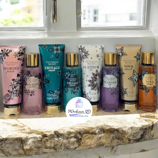 Combo de Colonia + Splash + Gel de baño Victoria Secret.  Toda la variedad