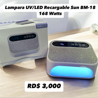 Lampara UV/LED Sun BM-18 Recargable