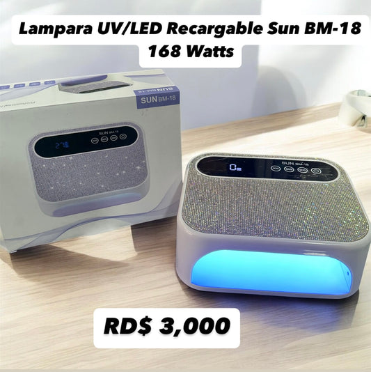 Lampara UV/LED Sun BM-18 Recargable