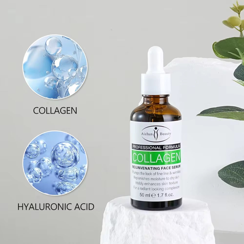 Serum Colageno Aichun Beauty 50ml | Rejuvenecimiento Facial | Anti-Flacidez y Firmeza