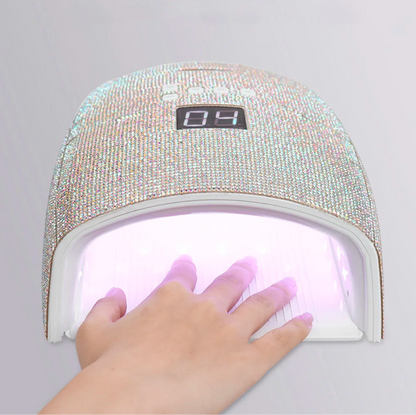 Lampara UV/LED S10 66 Watts Recargable full diamantes
