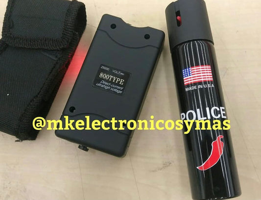 Combo Taser + Gas Pimienta