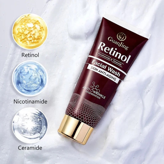Limpiador Facial Retinol Anti envejecimiento de la piel. Guanjing Retinol Facial Wash