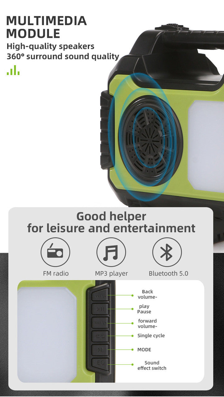 Sistema de Iluminación Solar GDPLUS GD-8072