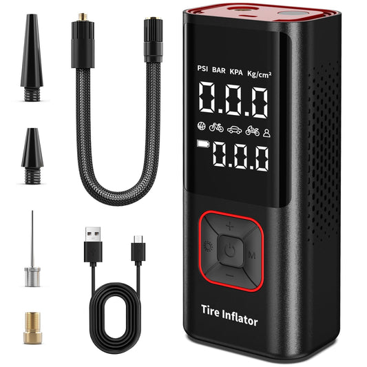 Compresor de aire digital inalámbrico recargable ATJ-6988