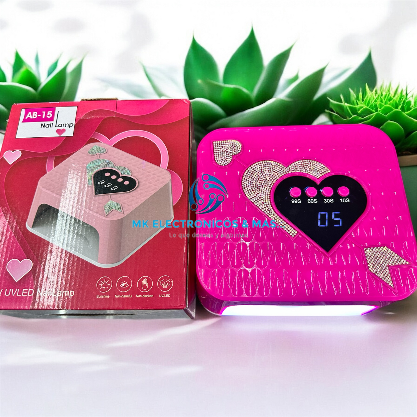 Lampara de uñas Profesional UV/LED Sun AB-15 288 Watts.
