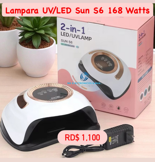 Lampara UV/LED Sun S6 168 Watts