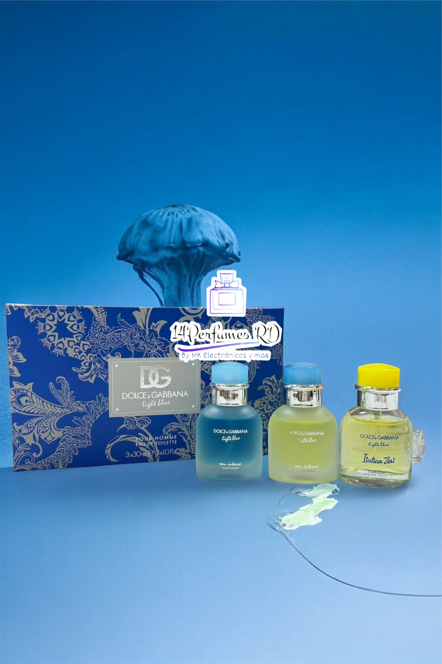 Set DG Light Blue 3x30ml
