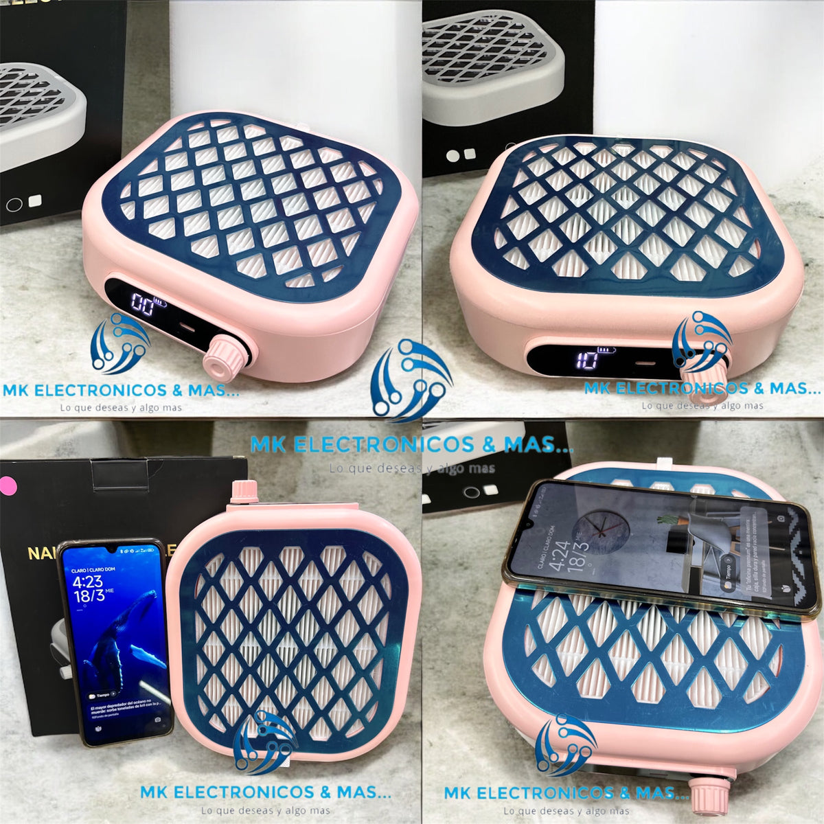 Extractor de Polvo para Uñas Profesional Recargable - Inalámbrico