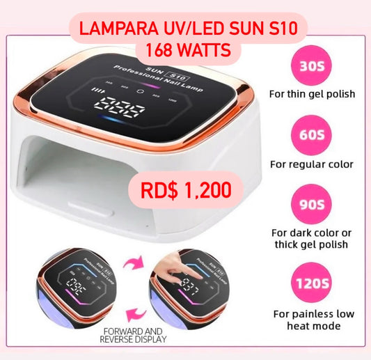 Lampara UV/LED Sun S10 168 Watts No Recargable