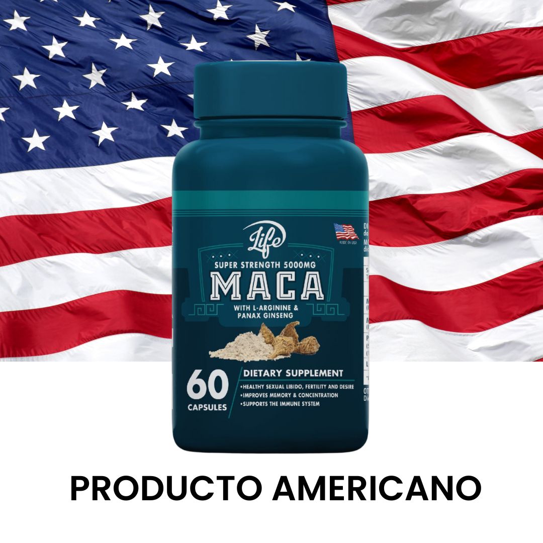 MACA - Suplemento dietario 60 Cápsulas