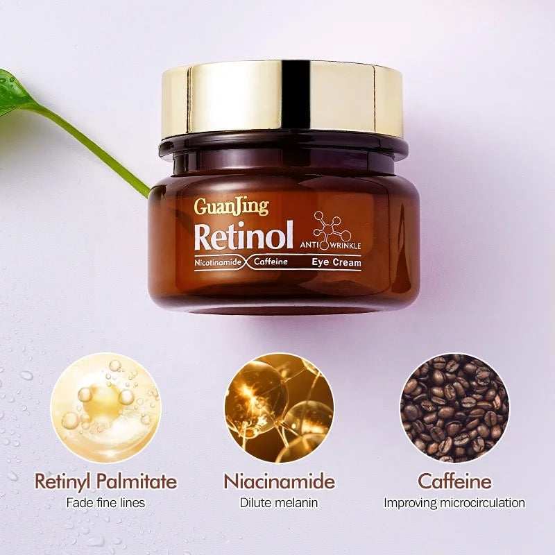 CREMA PARA OJOS RETINOL. ANTIENVEJECIMIENTO DE LA PIEL, SUAVIZA LAS ARRUGAS DE FORMA RAPIDA Y EFECTIVA GUAJING RETINOL FACIAL CREAM