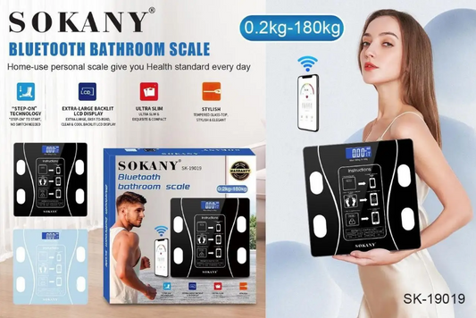 Balanza digital Bluetooth Sokany SK-19029 y SK-19019