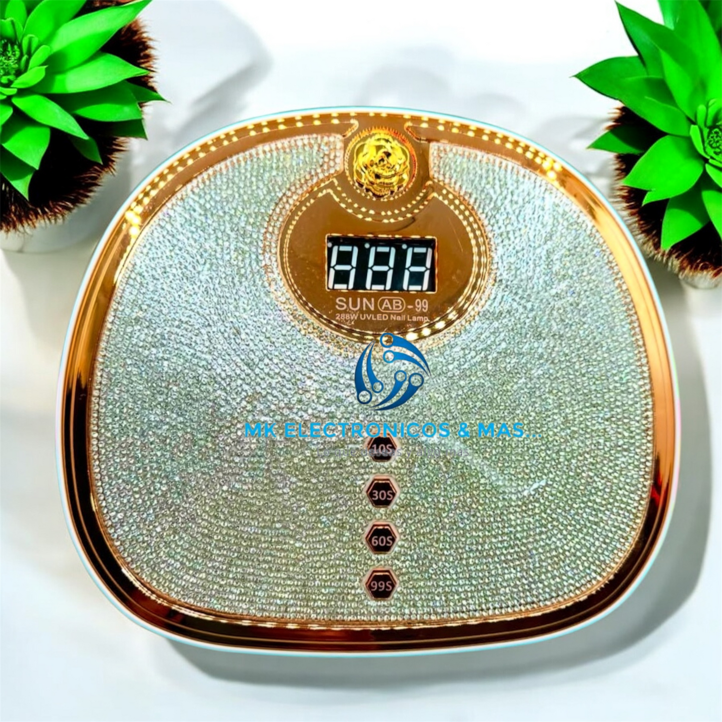 Lampara UV/LED Profesional Sun AB-99 288 Watts con diamantes