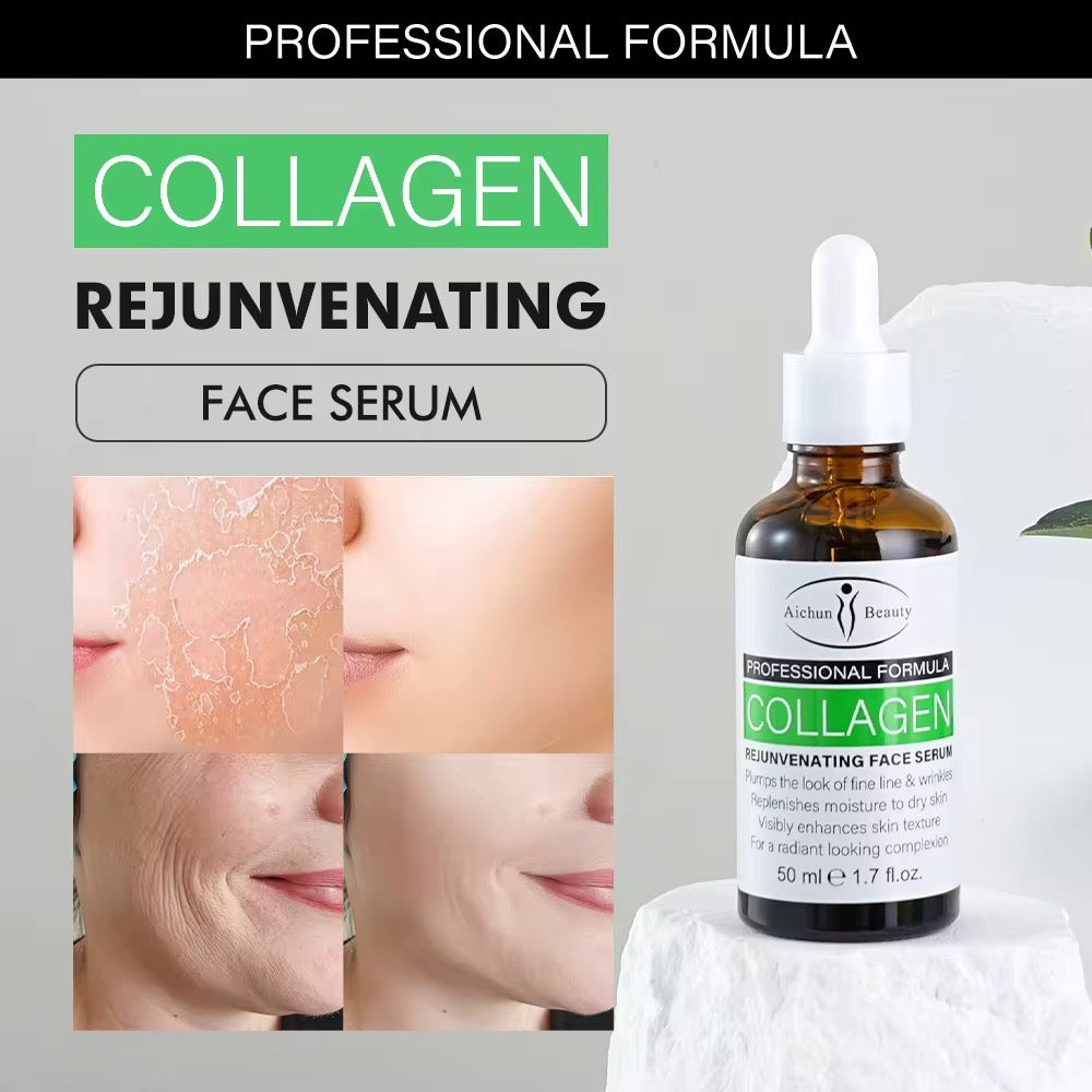 Serum Colageno Aichun Beauty 50ml | Rejuvenecimiento Facial | Anti-Flacidez y Firmeza