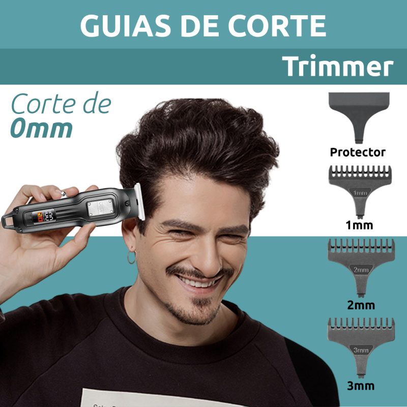 Máquina Trimmer Profesional Recargable VGR V-918 Usb T-Blade
