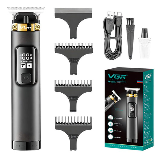Máquina Patillera Profesional Recargable VGR V-985 Turbo