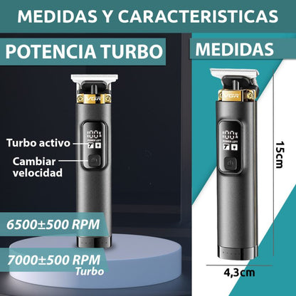 Máquina Patillera Profesional Recargable VGR V-985 Turbo