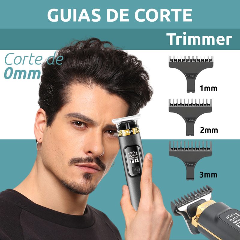 Máquina Patillera Profesional Recargable VGR V-985 Turbo