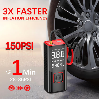Compresor de aire digital inalámbrico recargable ATJ-6988