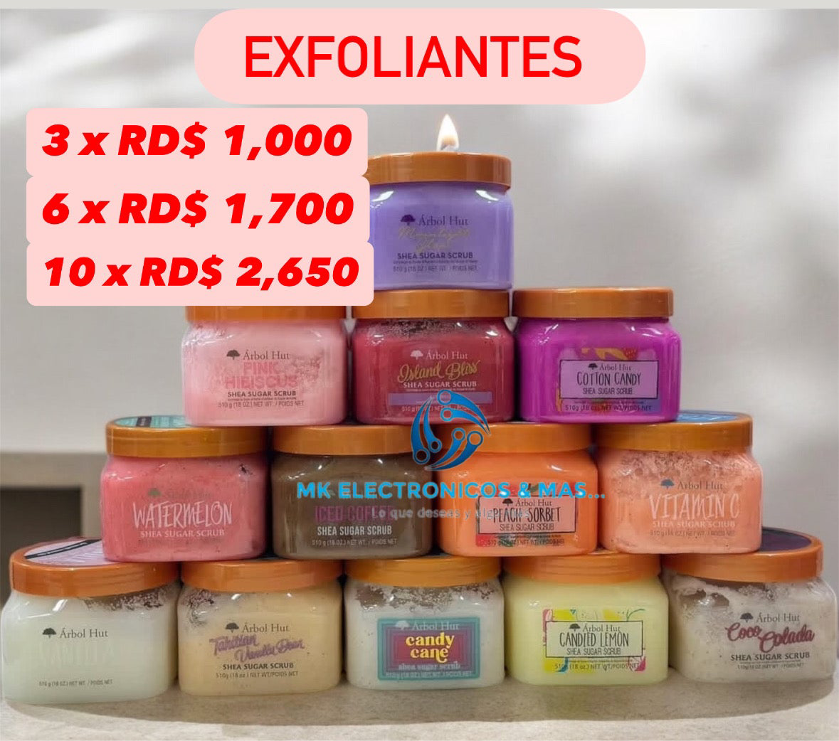 Exfoliantes Arbol Hut