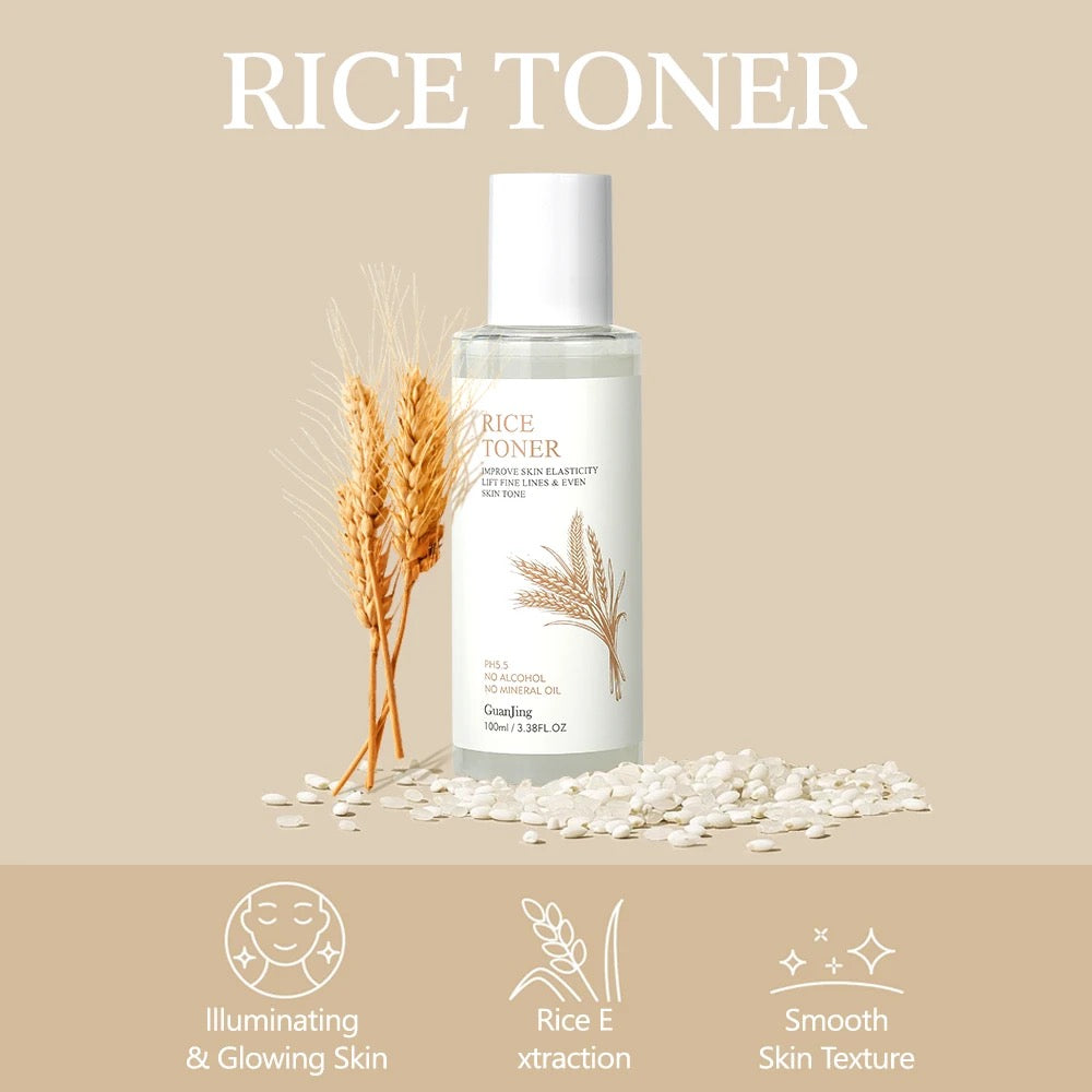 Tonificador de arroz GuanJing 100ml. Rice Toner