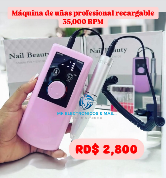 Máquina profesional recargable EN105 35,000 RPM