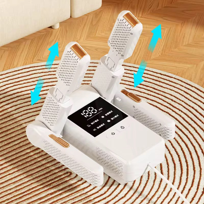 Secador De Zapatos Eléctrico Plegable, Eliminación De Olores, Uso Dual En Seco Y Húmedo, 200 W Para Uso Doméstico