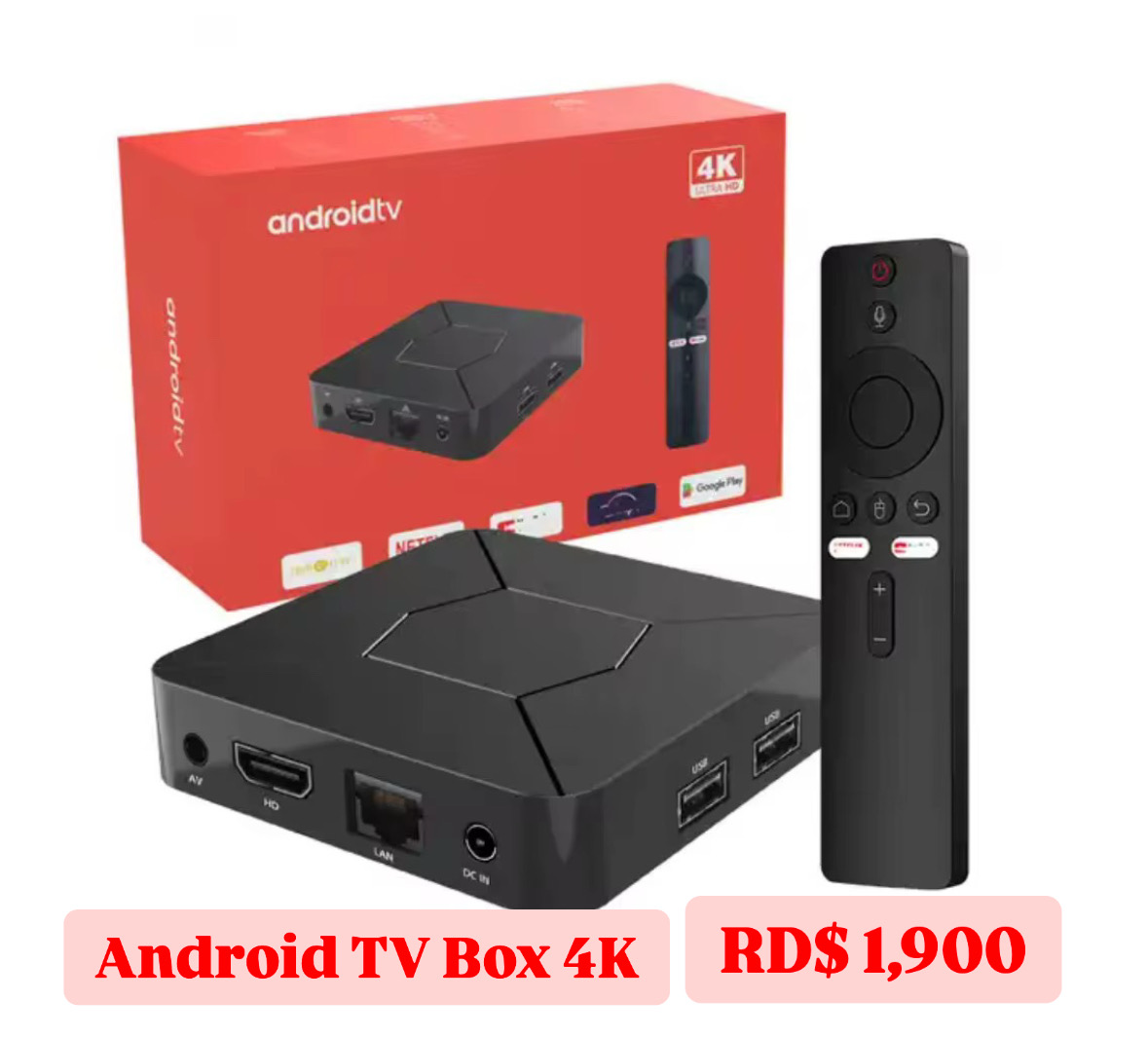 Variedad de cajas Android TV BOXs