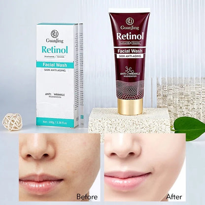 Limpiador Facial Retinol Anti envejecimiento de la piel. Guanjing Retinol Facial Wash