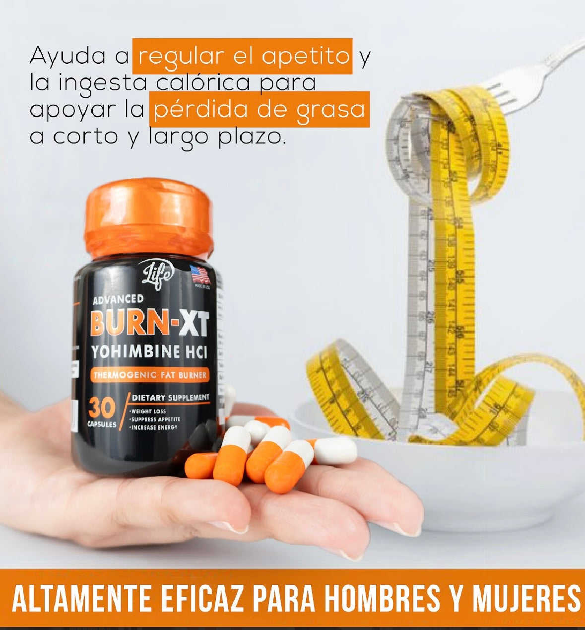 BURN-XT ADELGAZANTE NATURAL 30 CAPSULAS