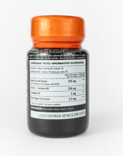 BURN-XT ADELGAZANTE NATURAL 30 CAPSULAS