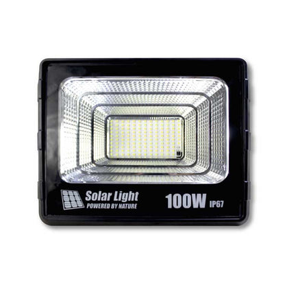 Reflector Lampara Led 100 Watts con Panel Solar Exterior GDPLUS GD-100H Con Control remoto