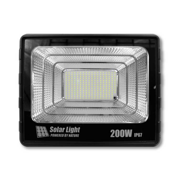 Reflector Lampara Led 200 Watts con Panel Solar Exterior GDPLUS GD-200H Con Control remoto