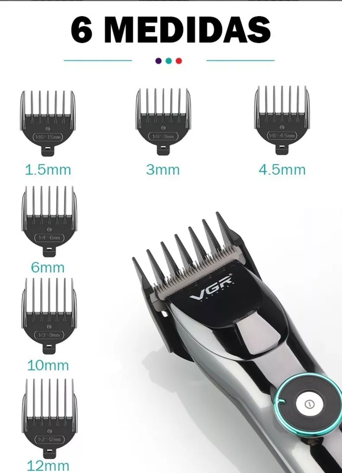 Clipper Profesional VGR V-256 15 Velocidades 7,000 RPM