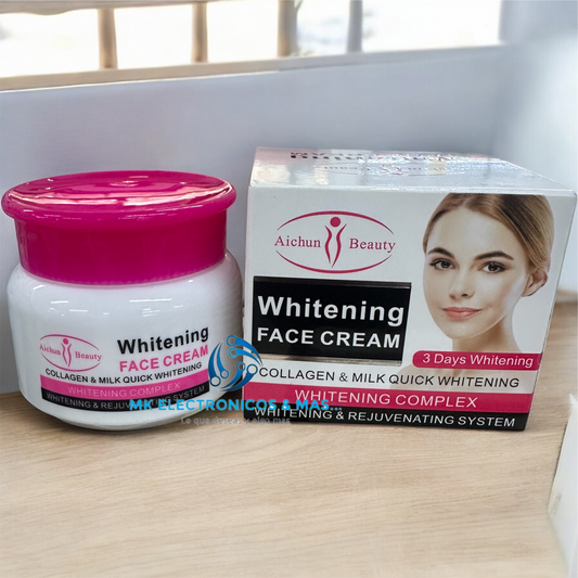 Crema Facial blanqueadora de Colageno y Leche Aichun Beauty Whitening Cream