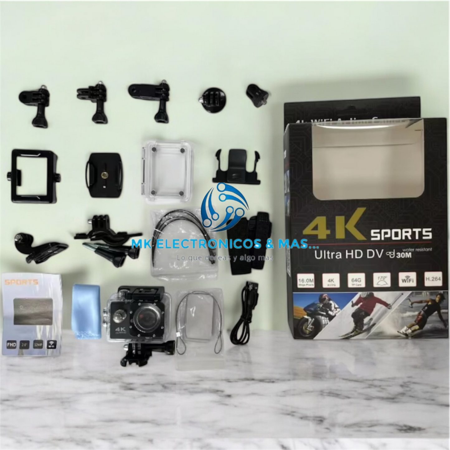 Camara de Acción tipo GoPro Full HD Wifi.