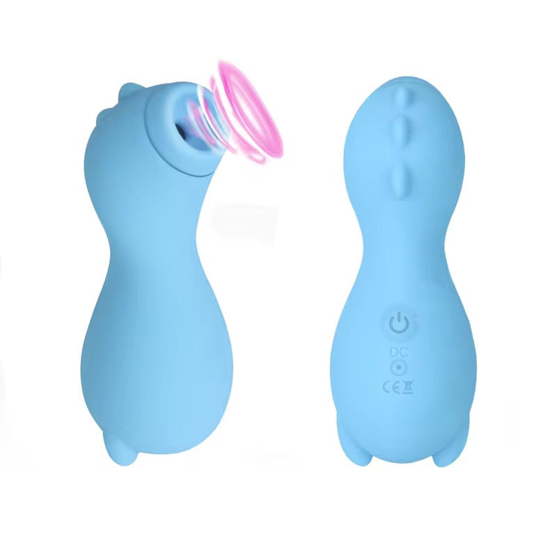 Vibrador succionador de clitoris y pezones en forma de dinosaurio