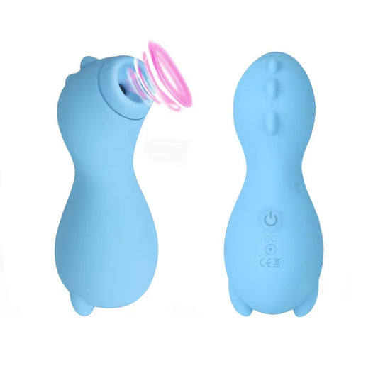 Vibrador succionador de clitoris y pezones en forma de dinosaurio